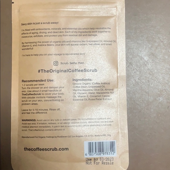 Coffee scrub - Picture 2 of 2